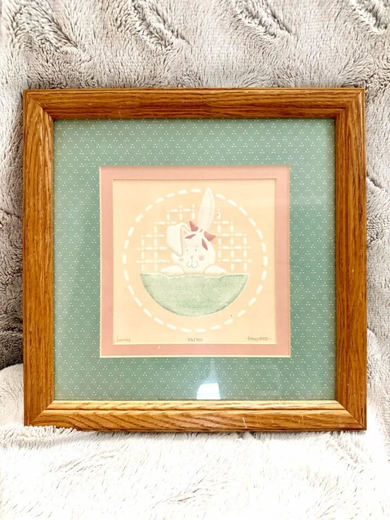 Vintage 80’s/90’s limited-edition Nancy Louvier print Mid Western Country Chic