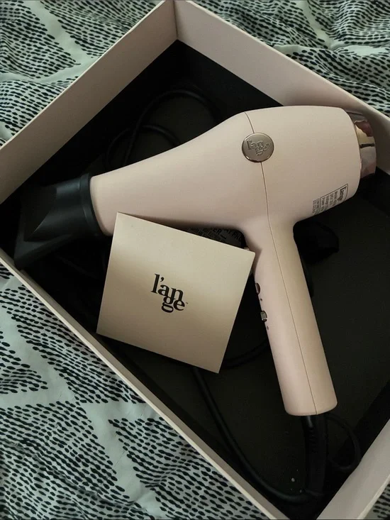 Lange Pink Hair Dryer with Black Nozzle