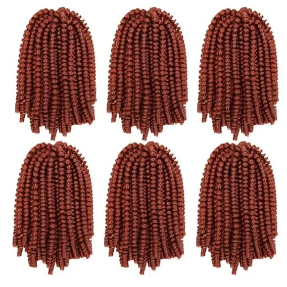 NEW (NWOT) SPRING TWIST HAIR EXTENSIONS 6 PACK 16 INCH
