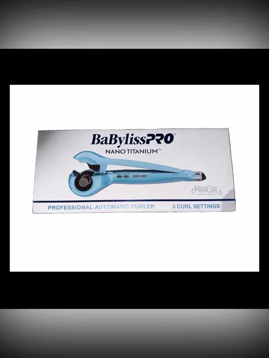 BaByliss PRO Nano Titanium MiraCurl 3 Professional Curl Machine - Blue BNIB