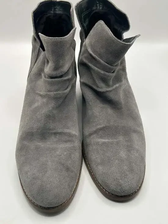 Cole Haan Alayna Slouch Ankle Booties in Grey Suede