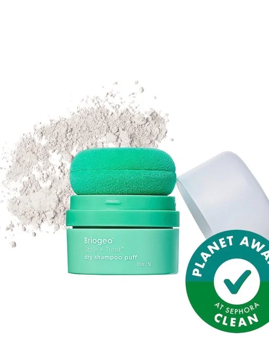 Briogeo Style + Treat Dry Shampoo Puff - Translucent