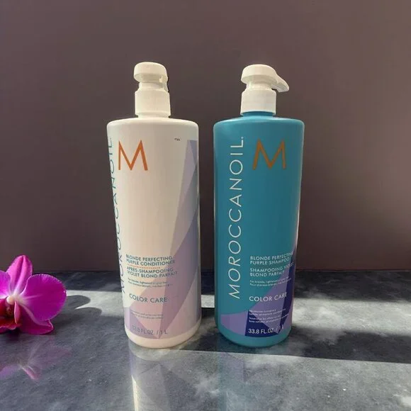 Moroccanoil Purple Blonde Shampoo Conditioner 33.8 oz