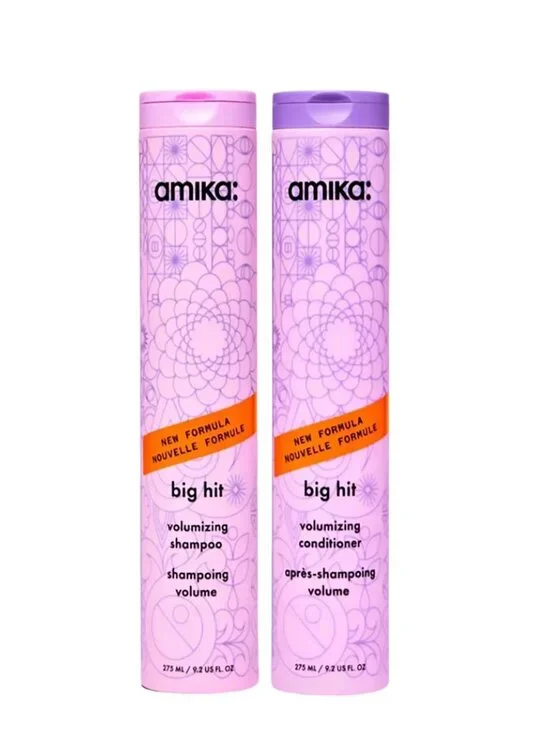 Amika BIG HIT Volumizing Shampoo & Conditioner 9.2 oz Duo
