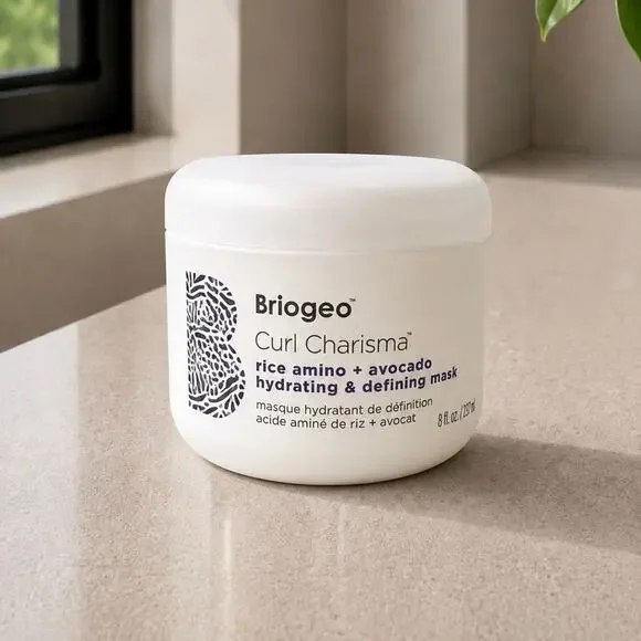$41 Briogeo Curl Charisma Rice Amino + Avocado Hair Mask 8 oz New
