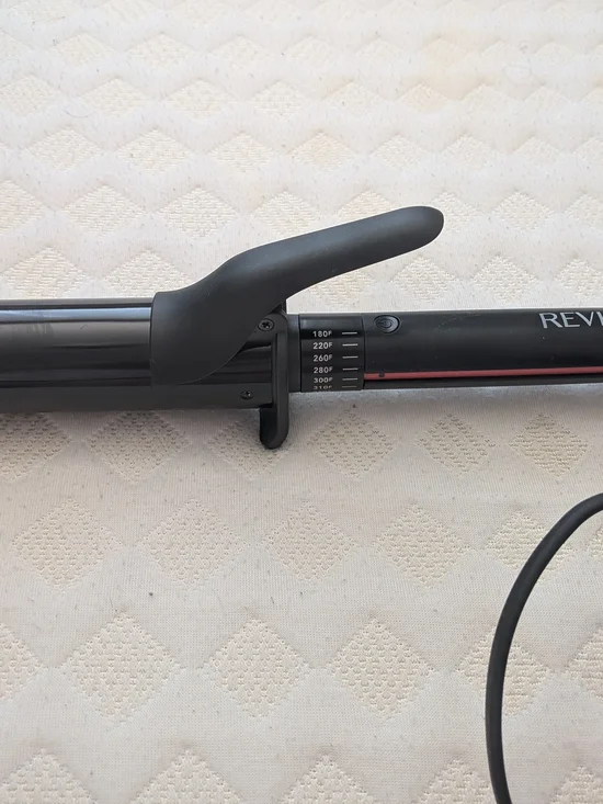 Revlon Black Curling Iron with Temperature Dial