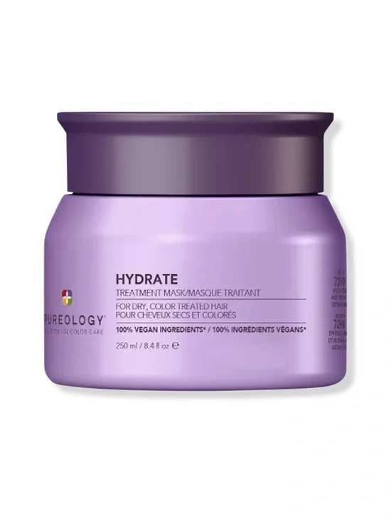 Pureology Hydrate Treatment Mask - for dry color treated hair 8.4 oz New