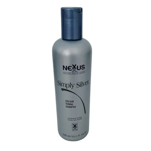 Nexxus Simply Silver Colour Toning Shampoo 10.1 oz. Salon Hair Care Discontinued