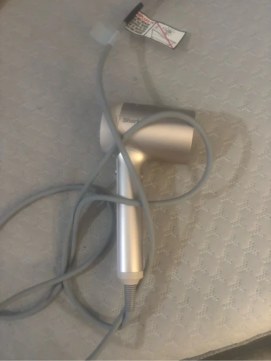 Shark Silver Travel Hair Dryer - Compact & Lightweight