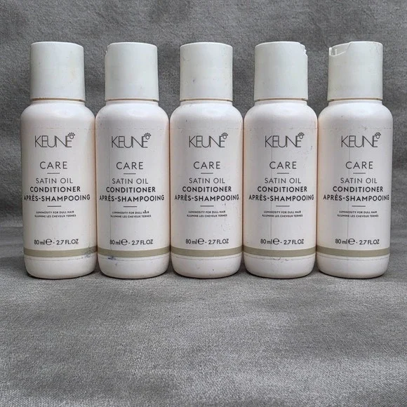 (X5) Keune Care Satin Oil Conditioner 2.7 fl oz ea Travel Size