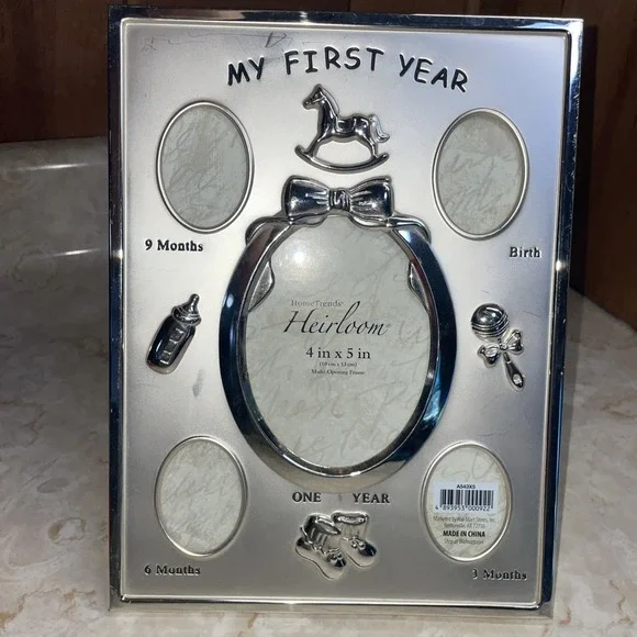 Baby's First Year Photo Frame Home Trends Heirloom‎