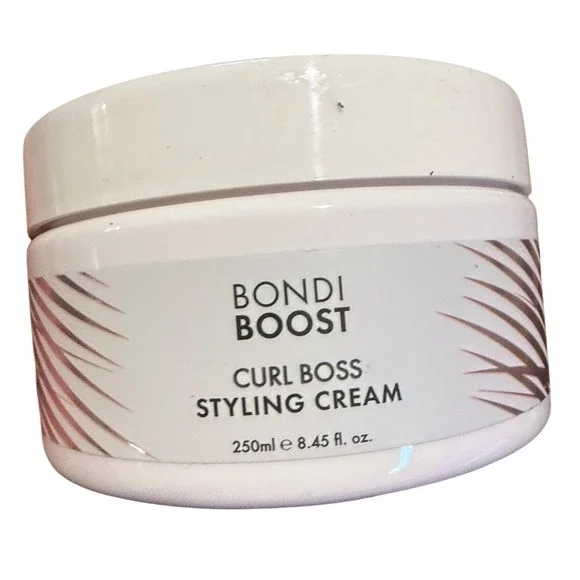 BondiBoost Curl Boss Styling Cream 250mL 8.45oz NIB Curly Coily Hair Vegan