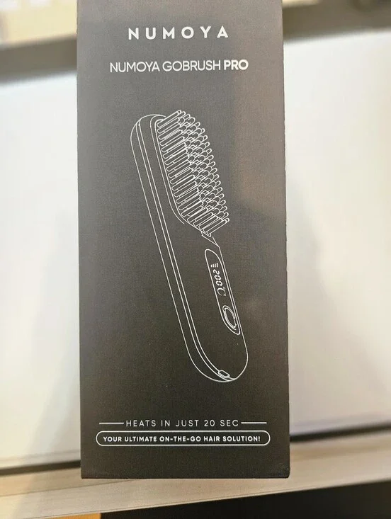 GoBrush Pro Heated Hair Brush – Black