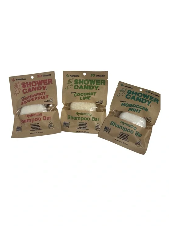 Shower Candy Solid Shampoo Bundle of 3 - Various scents NIP