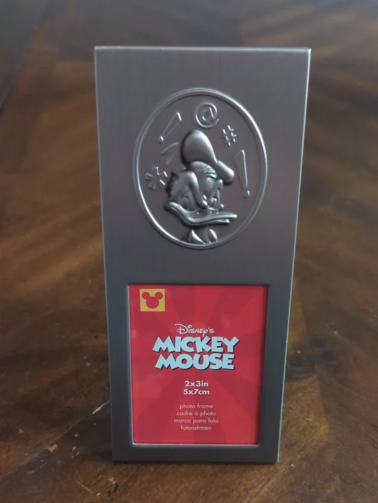 Vintage Donald Duck Picture Frame 2x3 In.