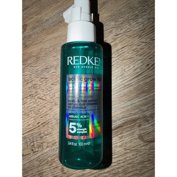 Redken Acidic Grow Full Scalp Hair Serum Azelaic Acid 5% Strength Complex 3.4 oz