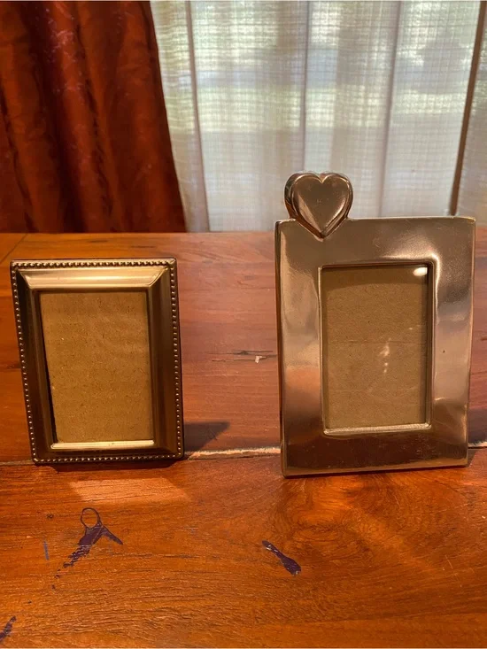 Silver Heart Aluminum Picture Frame and Metal Frame