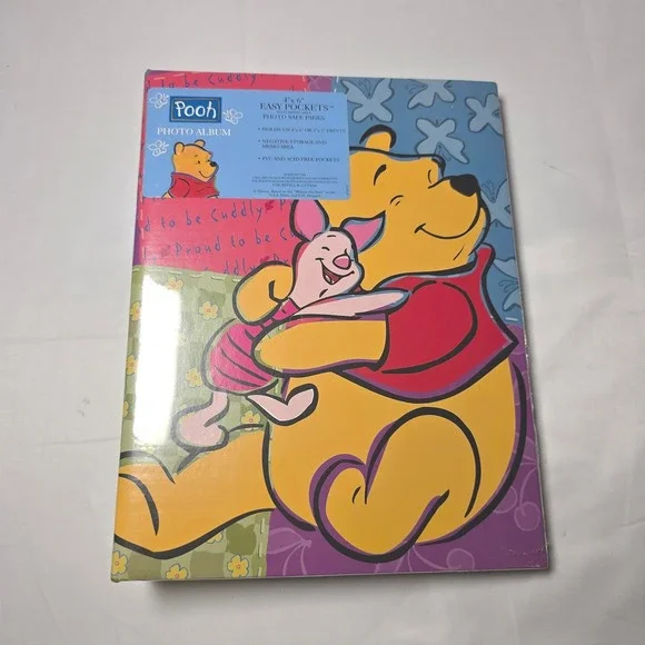 Disney Winnie the Pooh Piglet Photo Album 150 Prints 4x6 Factory Sealed Vintage