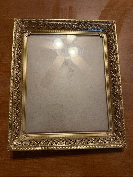 Ornate Gold Picture Frame - Classic Decorative Home Accent