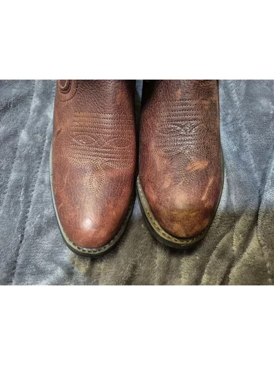 Masterson Boot Co. Brown Leather Cowboy Boots Women's