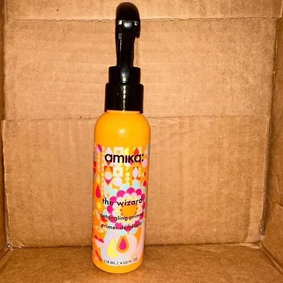 Amika The Wizard Detangling Primer Hair Spray Heat‎ Protectant Frizz Control