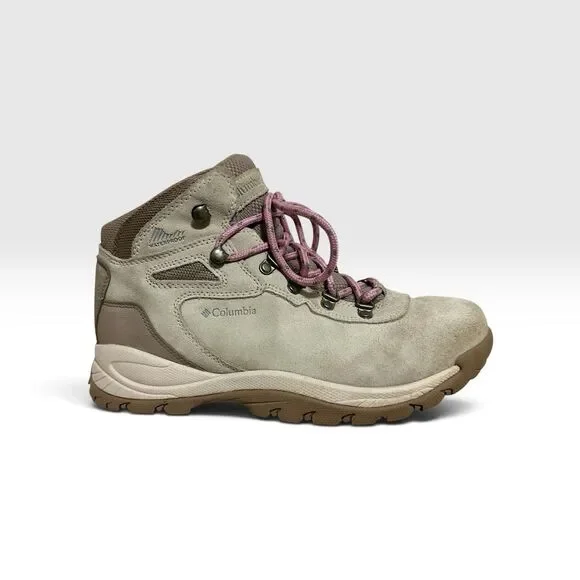 Columbia Newton Ridge Waterproof Hiking Boots Women’s 8.5 Beige