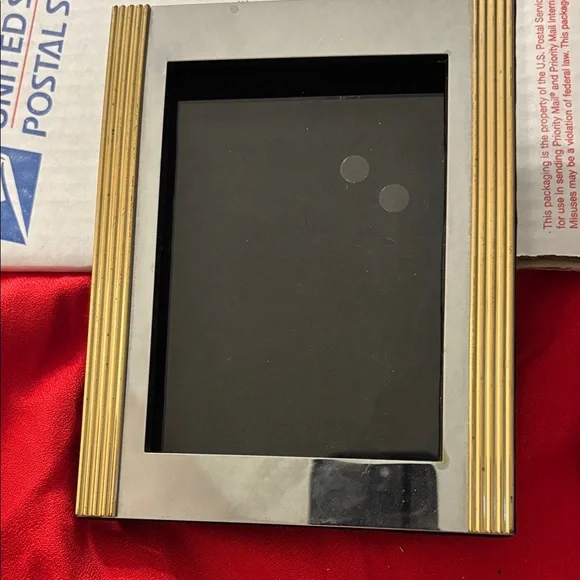 Gold and Silver Picture Frame