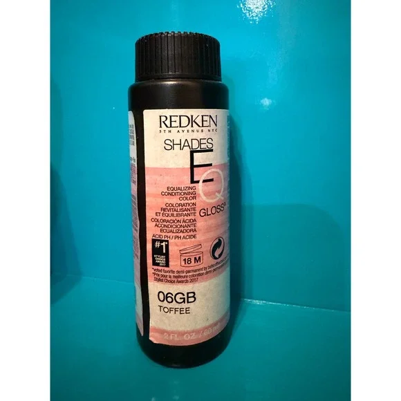 Redken‎ Shades EQ Gloss 6GB Toffee Demi-Permanent Hair Color Professional shine