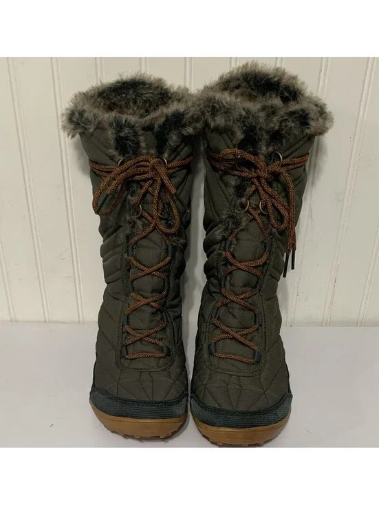Columbia Womens Minx Mid III Boots Nori Size 12 Waterproof C34