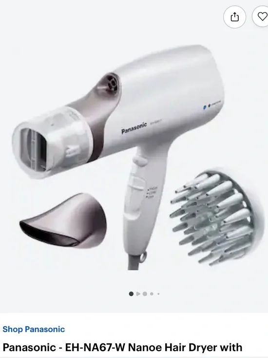 Panasonic EH-NA67-W Nanoe Hair dryer