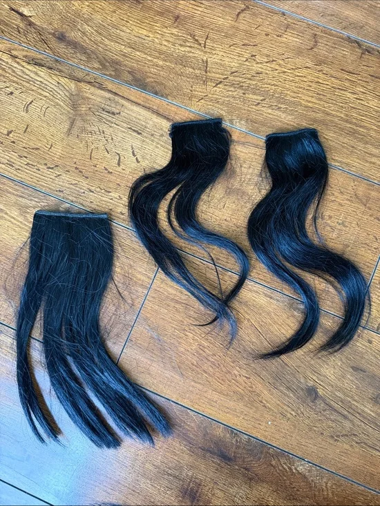 3 Short Hair Clips extension