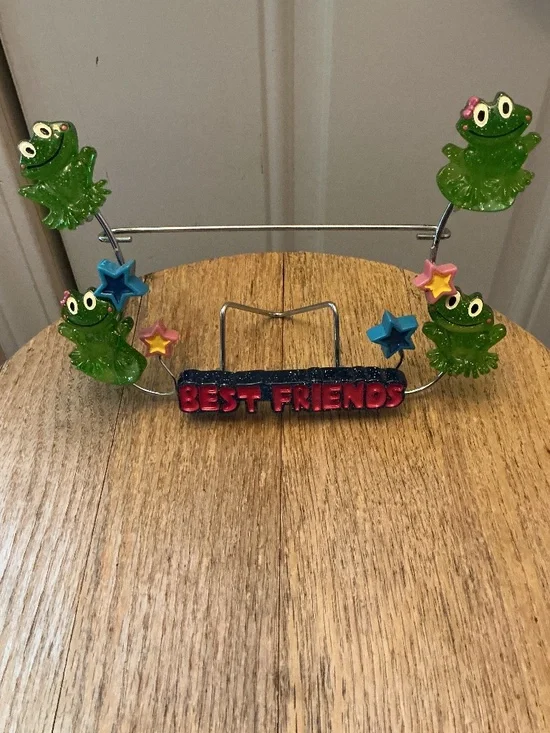 Best Friends Frog Metal Picture Frame