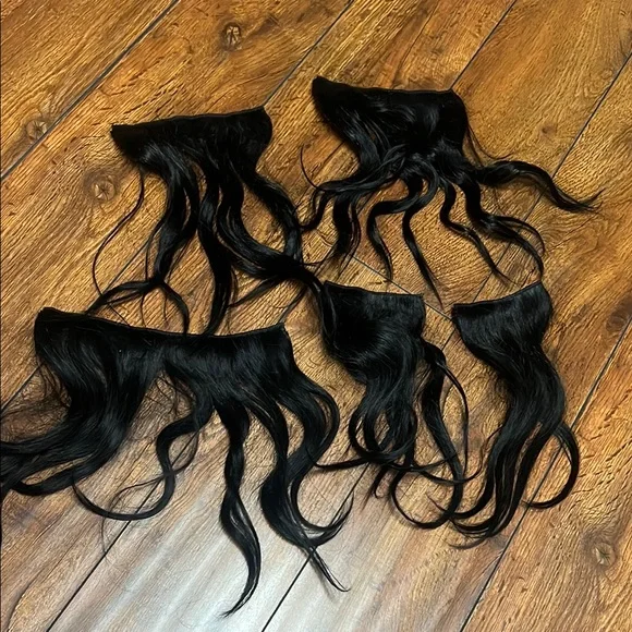 Black clips Hair Extensions