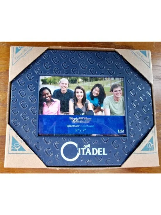 The Citadel Military College Picture Frame New in Box For 5