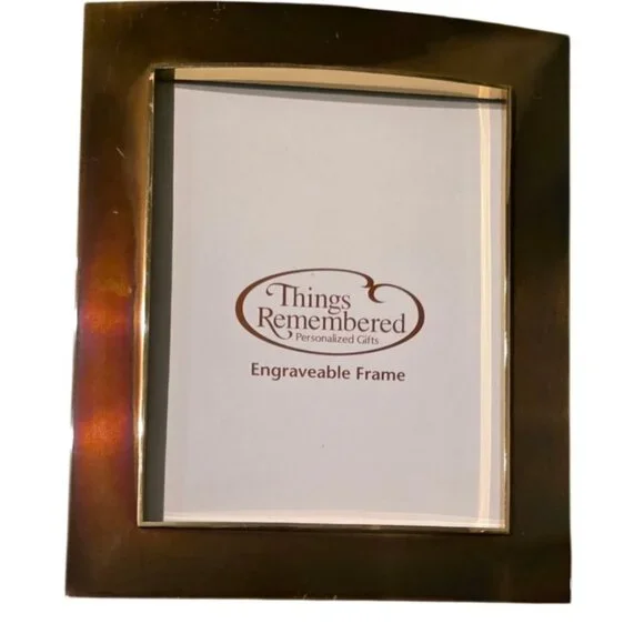 Things Remembered Engraveable Gold-Tone Picture Frame 7