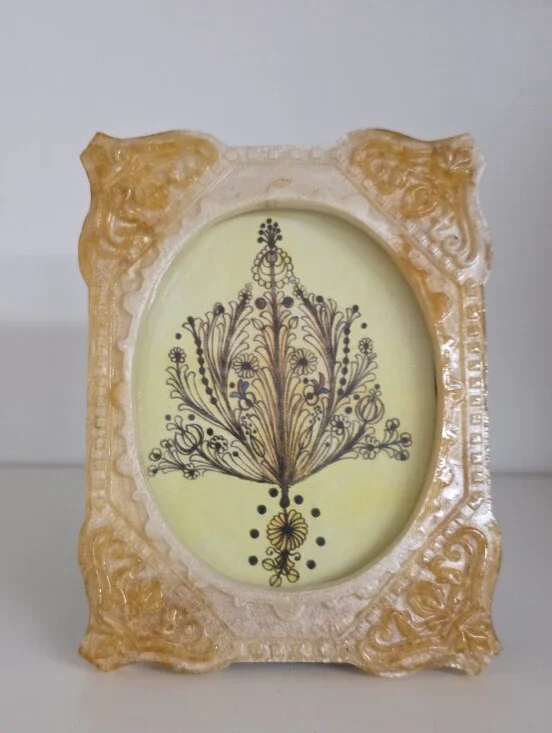 Laura Ashley Amber Floral Carved Resin Frame