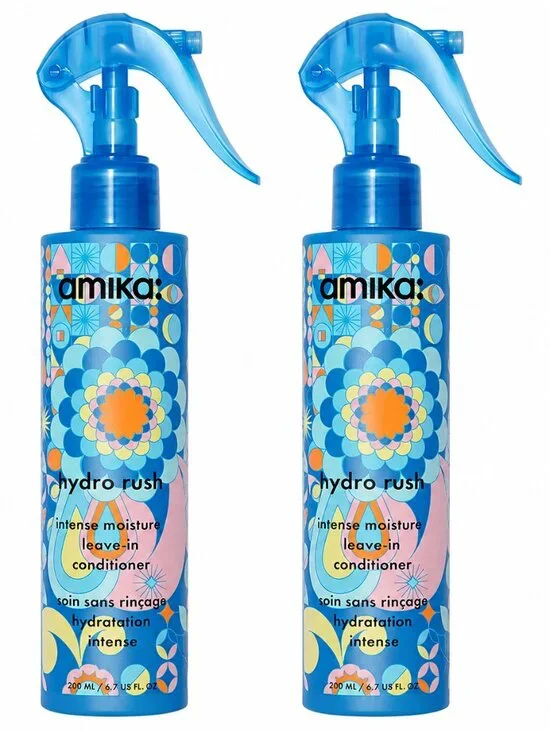 Amika Hydro Rush Intense Moisture Leave-In Conditioner Duo 6.7 oz Each