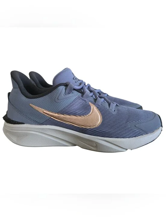 Nike Star Runner 4 Shoes BIG KIDS 6Y / Women's Size 7.5 Blue DX7615-405