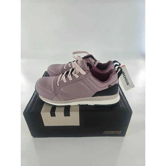 NEW Bogs Sandstone Lo CT Womens Size 8.5 Misty rose Pink Composite Toe‎ Safety