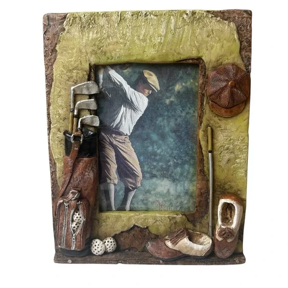 Golf Picture Frame 3.5x5‎ In Photo Golfing Father's Day Gift Sports