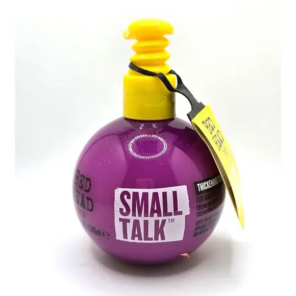 New TIGI Bed Head Small Talk Thickening Cream 8.12 US Fl. Oz.