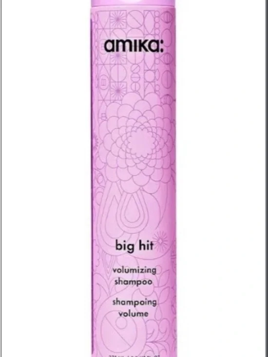 amika Big Hit Volumizing Shampoo - Light Pink Bottle