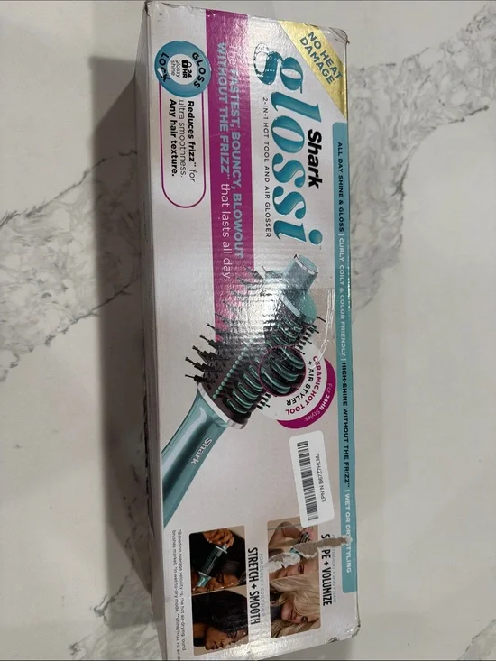 Shark Glossi 2-in-1 Hot Tool and Air Glosser Blow Dryer Brush in Juniper