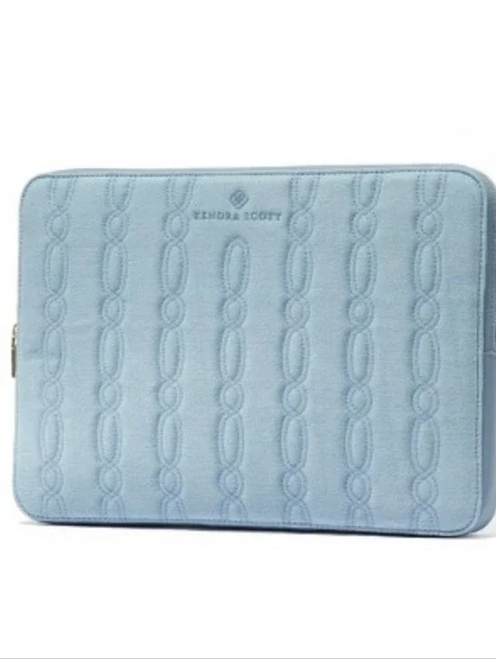 Kendra Scott Denim Laptop Sleeve