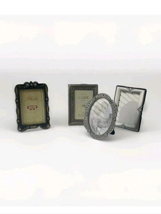Decorative Silver & Pewter Photo Frame Collection - Home Accents Lot 4