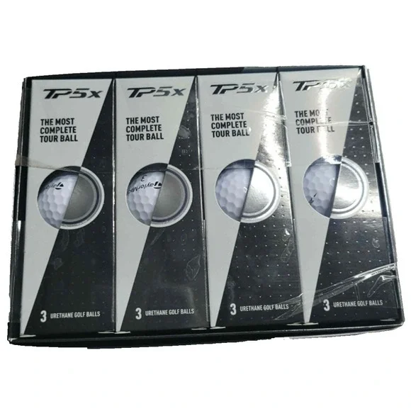 NEW Taylormade TP5X Golf Balls 4 Sleeves‎ of 3 Twelve Total Balls NIB