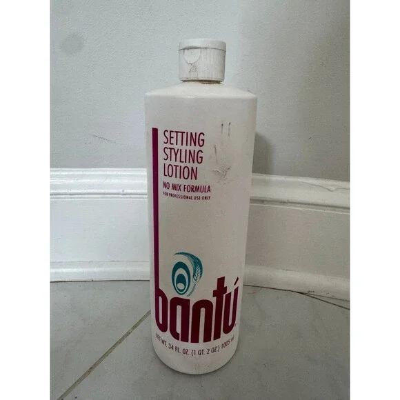 Vintage Bantu Setting Styling Lotion No Mix Formula 34 FL OZ New