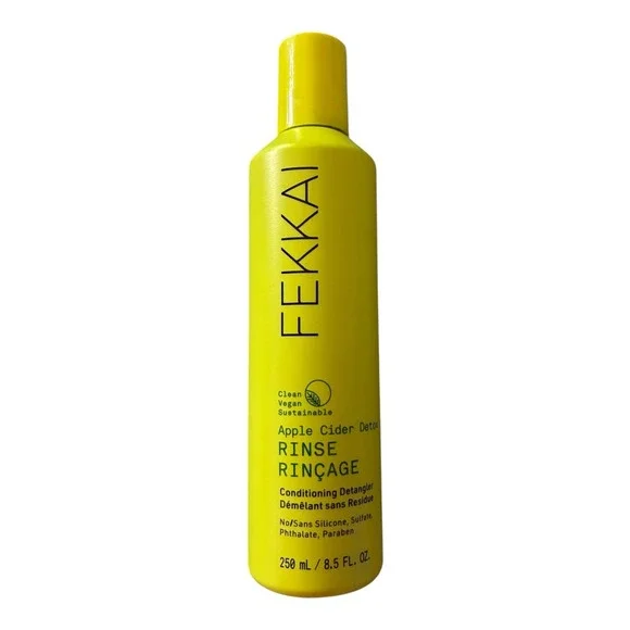 Fekkai Apple Cider Detox Rinse‎ 8.5oz Conditioning Detangler Vegan Sulfate Free