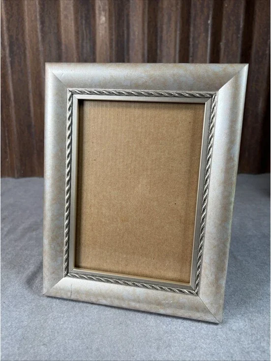 Shabby Chic White Picture frame, Vertical Or Horizontal Free Standing Or Hung