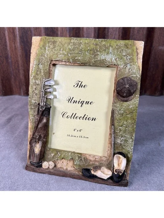 Golf Theme Picture Frame Holds 4x6 Photo Resin - 1292-2N